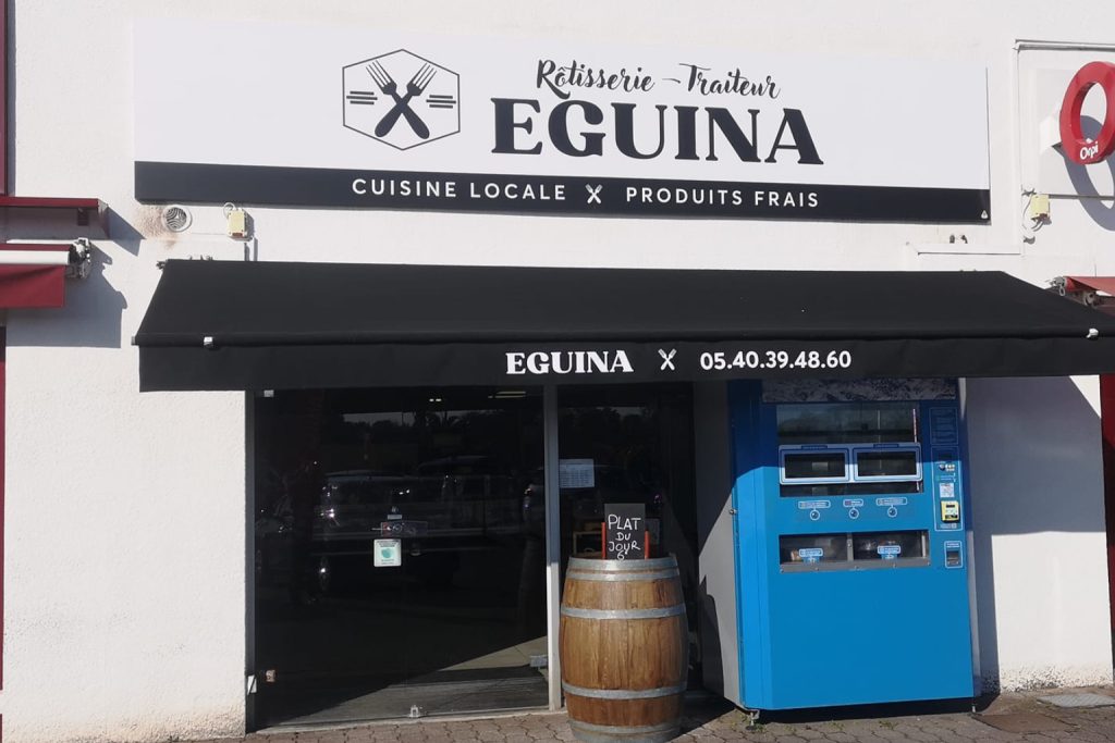 Façade Rôtisserie Traiteur Eguina